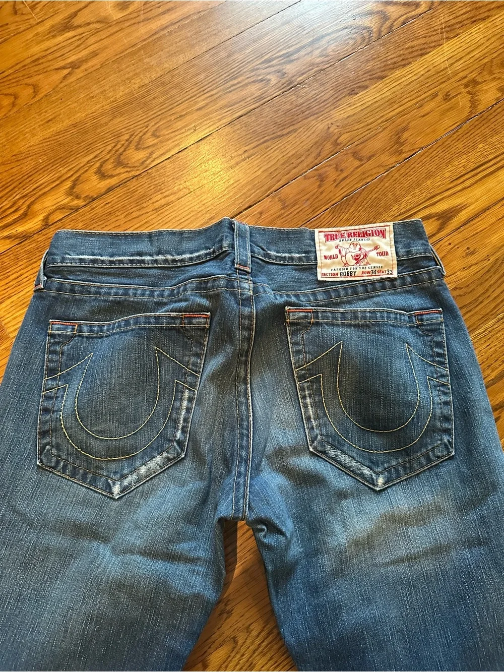 True Religion Men's Blue Denim Jeans Size 34